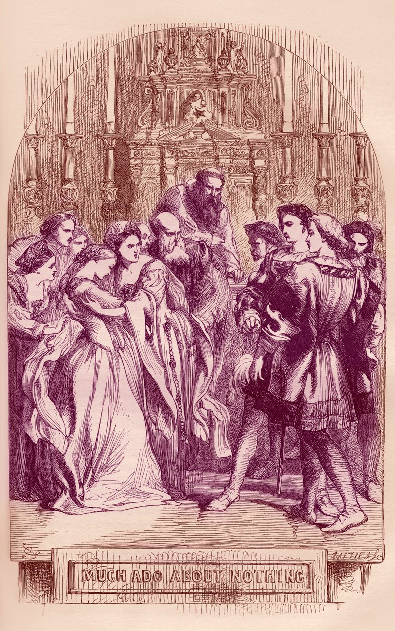 Much Ado about Nothing av William Shakespeare av John Gilbert