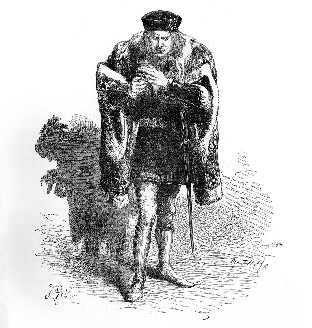 Richard III av William Shakespeare av John Gilbert