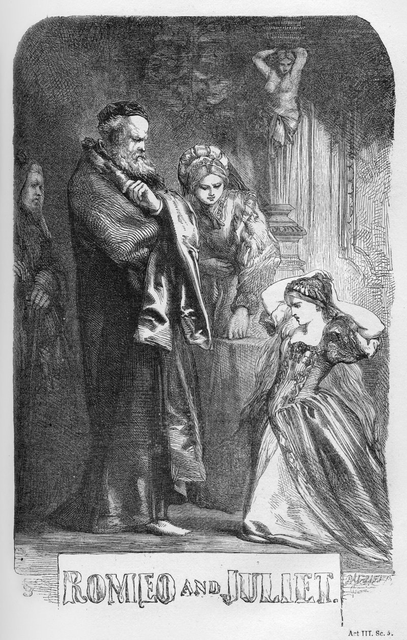 Romeo och Julia av William Shakespeare av John Gilbert