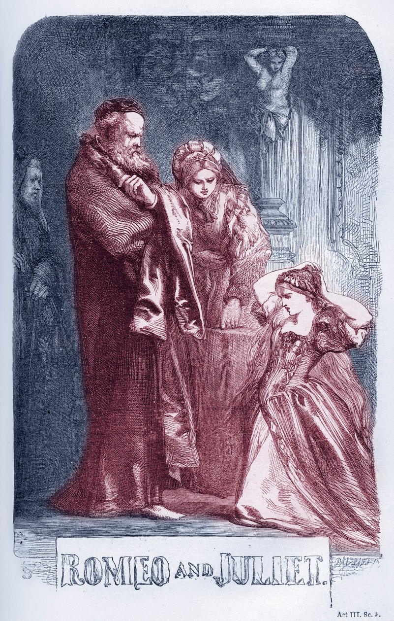 Romeo och Julia av William Shakespeare av John Gilbert