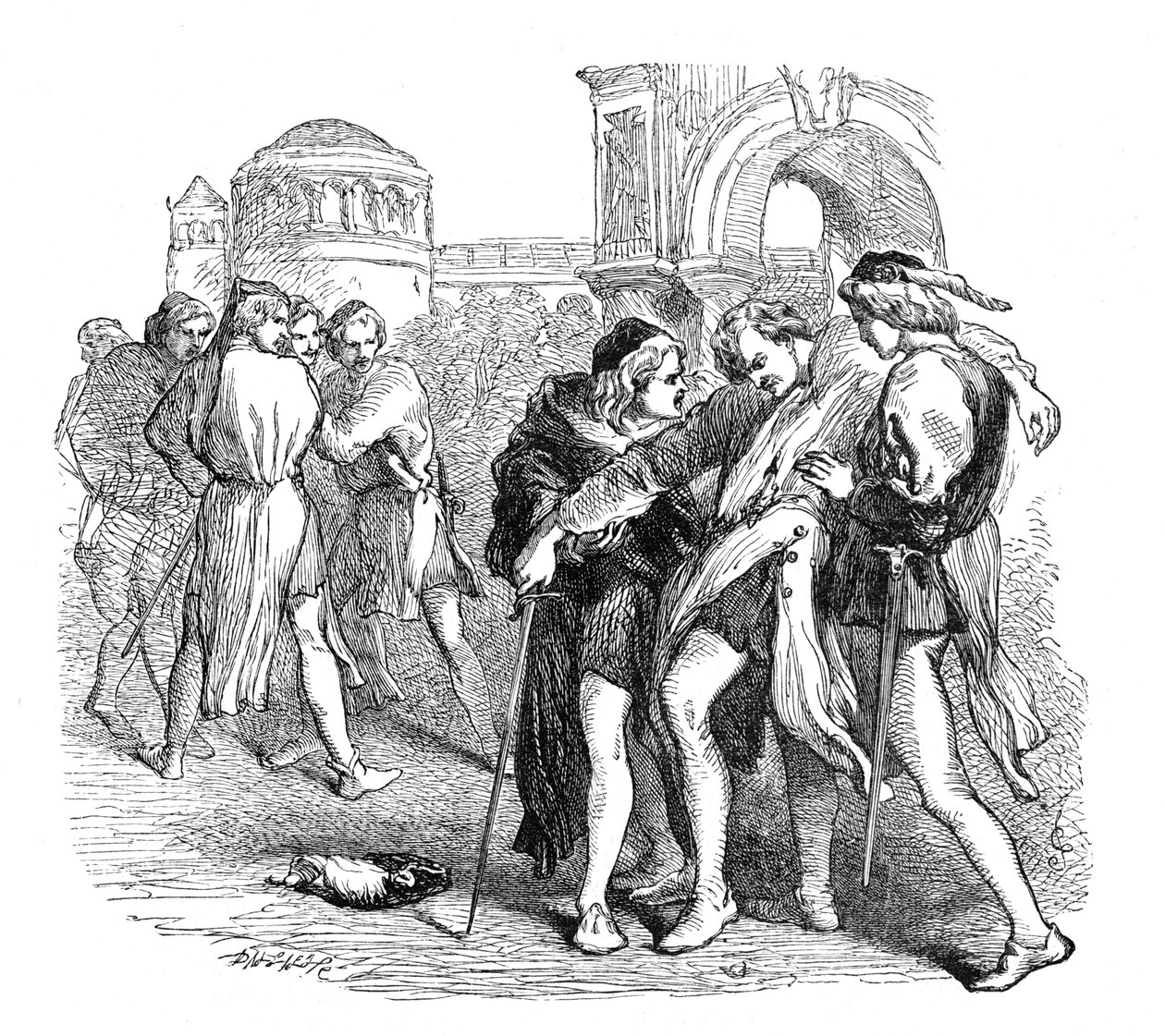Romeo och Julia av William Shakespeare av John Gilbert