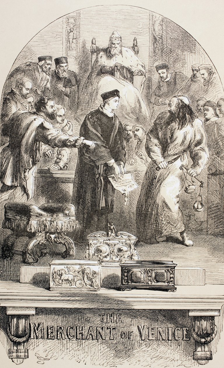 Köpmannen i Venedig, 1890 av John Gilbert