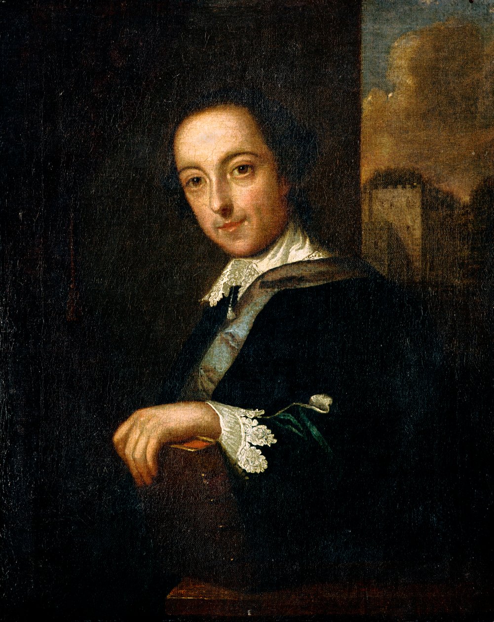 Horace Walpole, 4:e Earl of Orford, engelsk historiker, antikvarie och politiker, 1754 av John Giles Eccardt