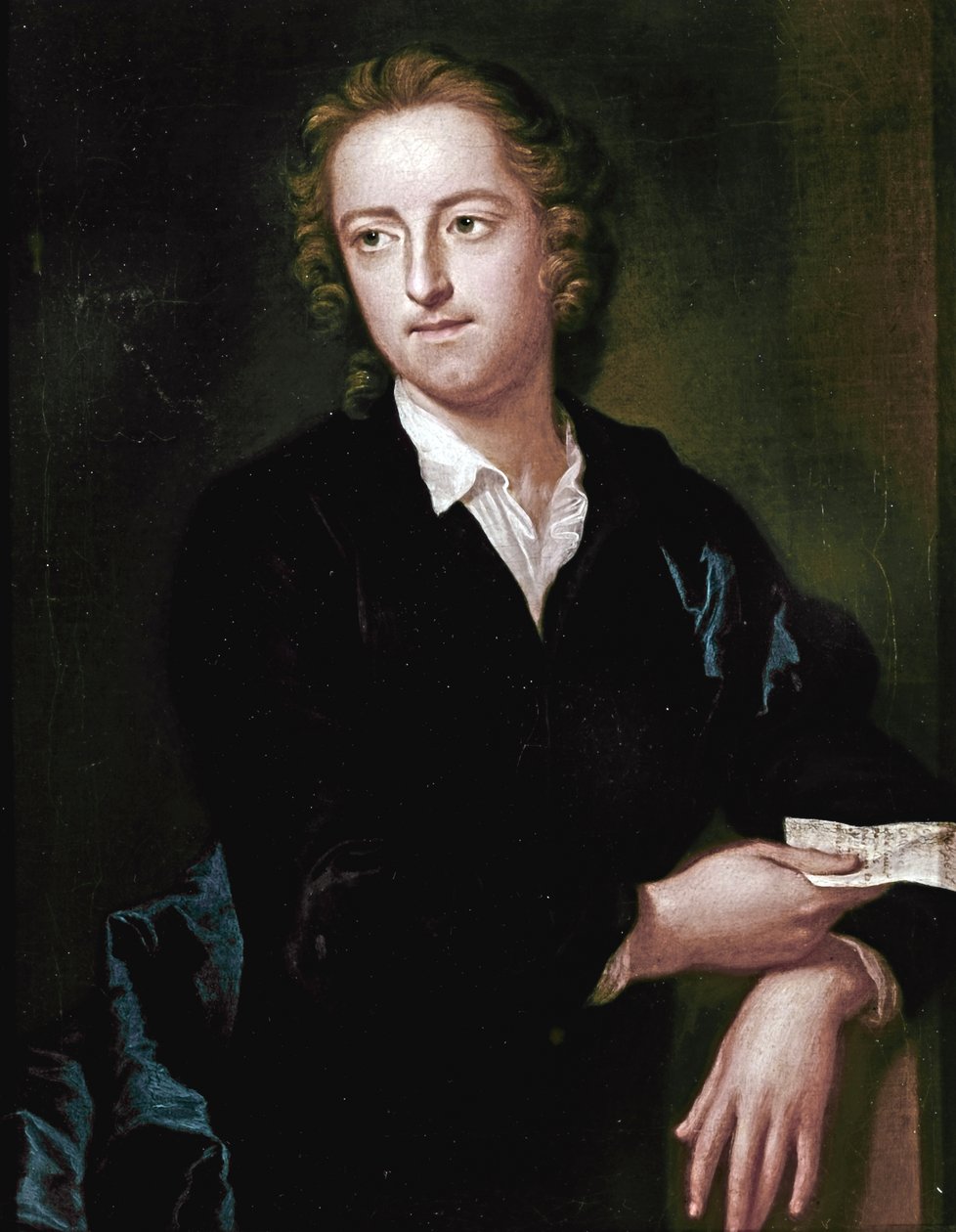 Thomas GRAY, Porträtt 1747-c.1748 (olja på duk) av John Giles Eccardt