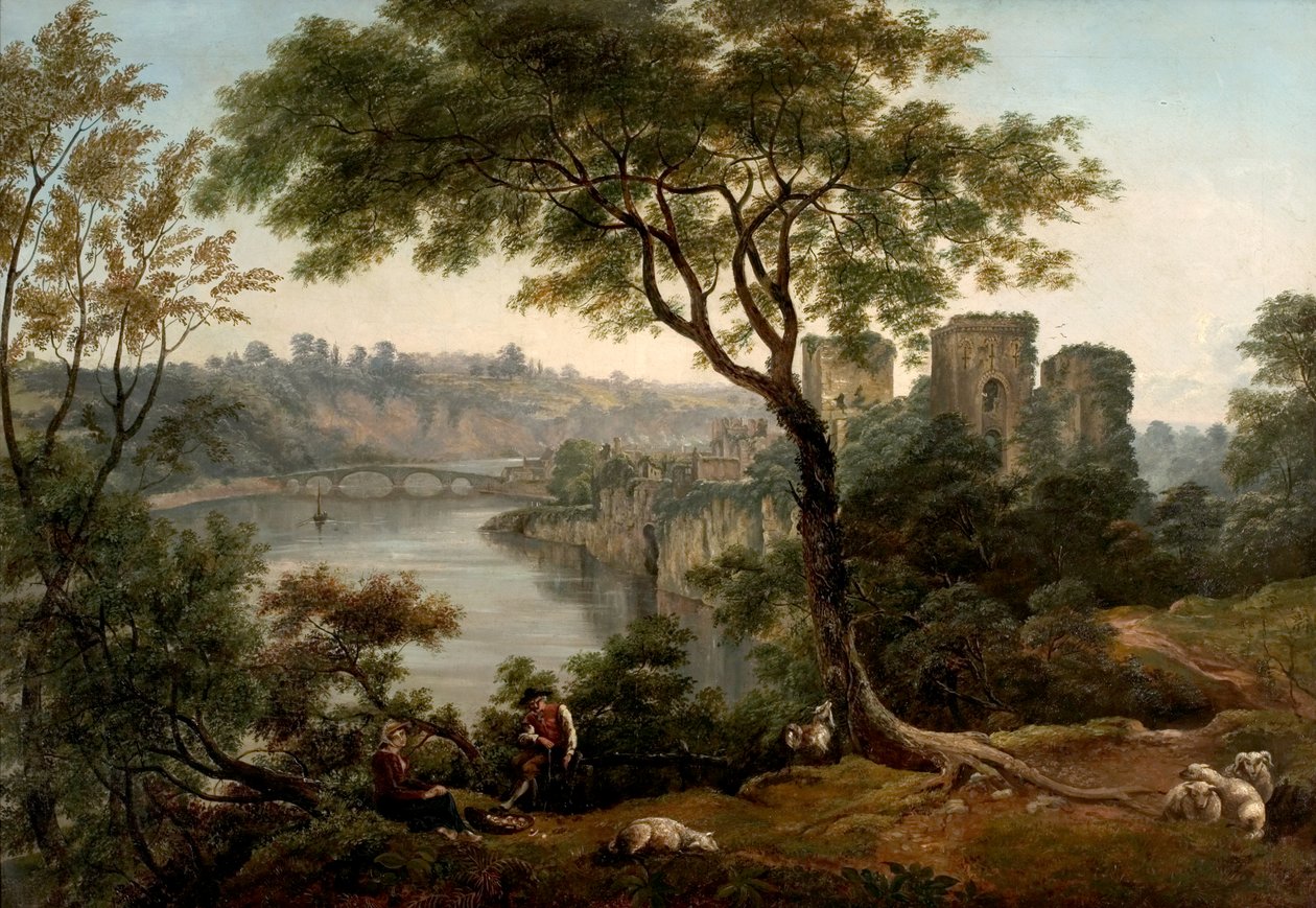 Chepstow Castle, Monmouthshire av John Glover