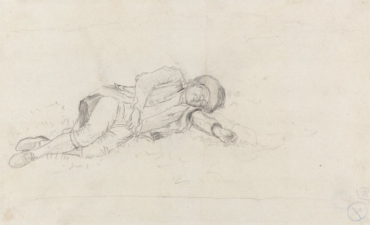 Man som sover utomhus av John Glover