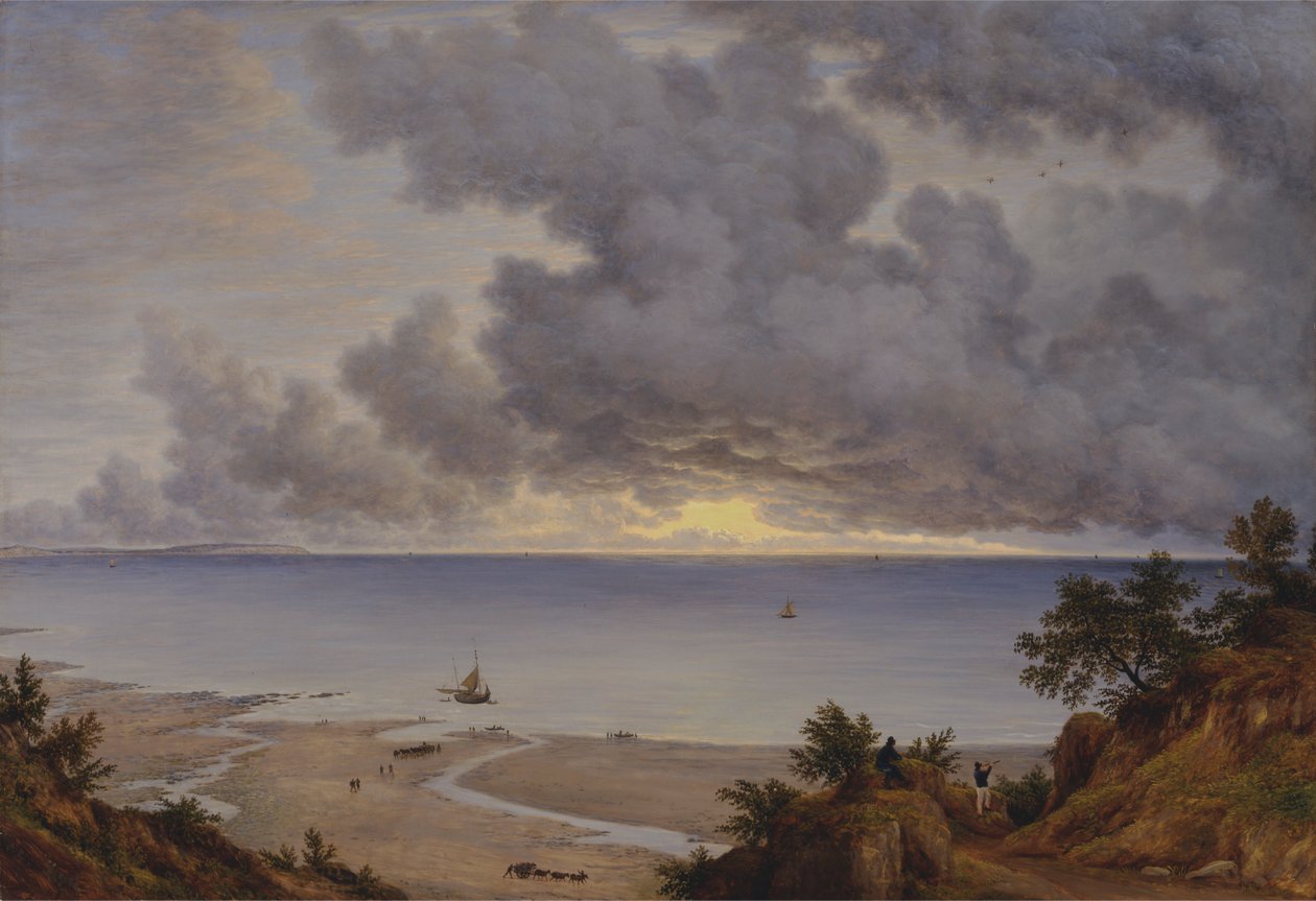 Sandown Bay, nära Shanklin Chine, Isle of Wight av John Glover