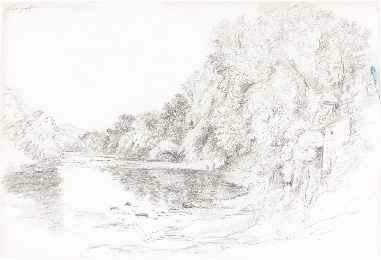 Floden vid Llangollen av John Glover