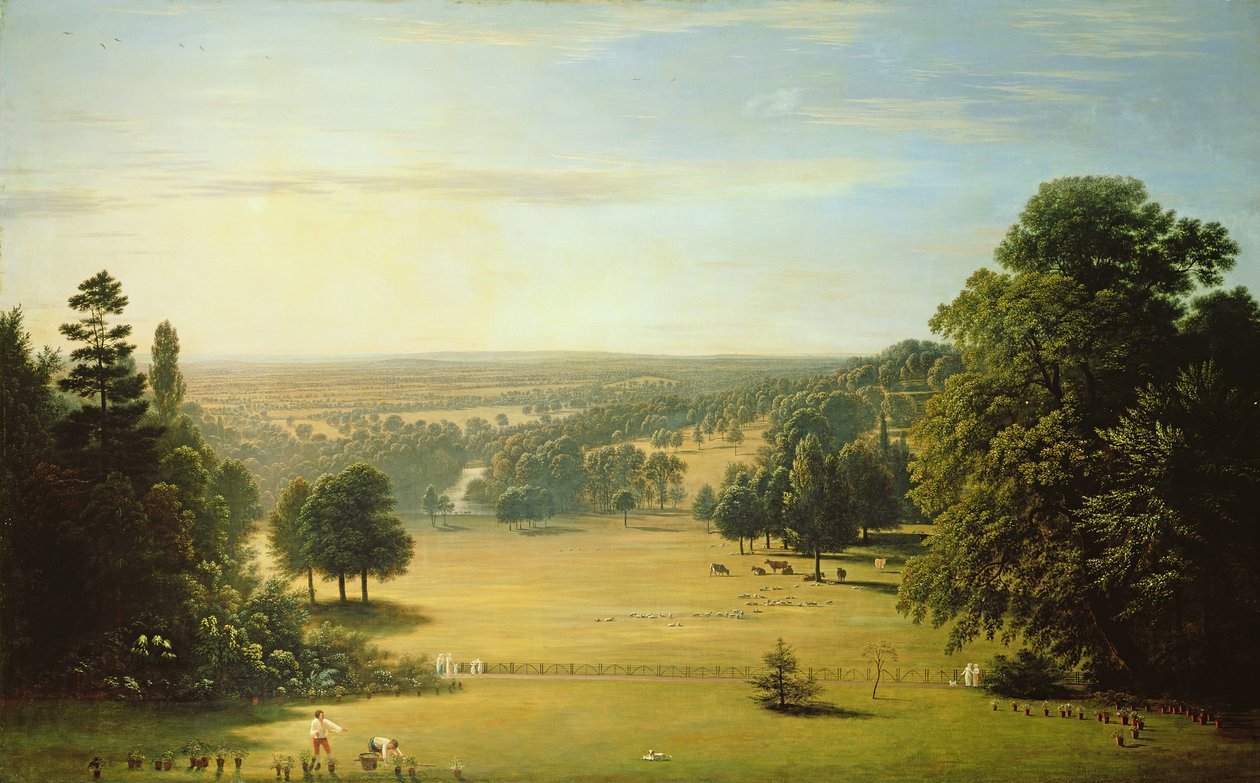 Utsikt från Lord Northwicks villa vid Harrow on the Hill av John Glover