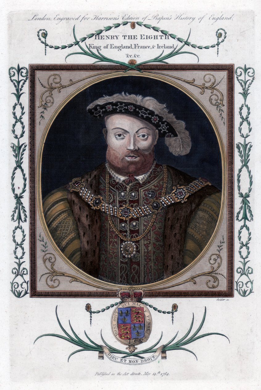 Henrik VIII av England, 1784. av John Goldar