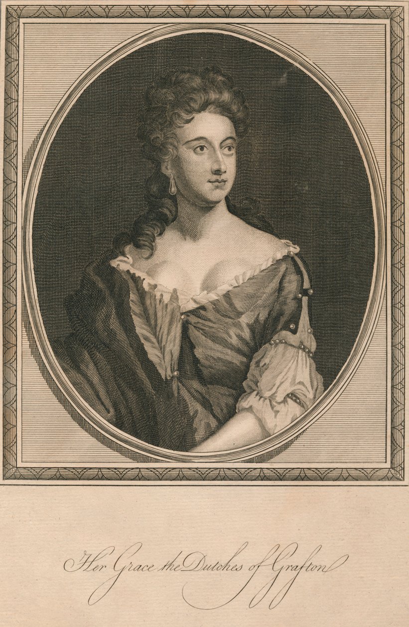Hennes nåd hertiginnan av Grafton, 1787. av John Goldar