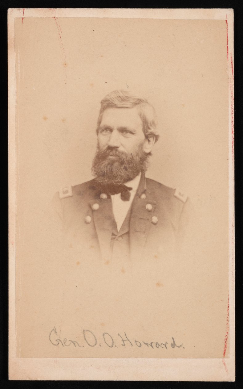 Porträtt av general Oliver Otis Howard 1830-1909, 1860-talet. av John Goldin