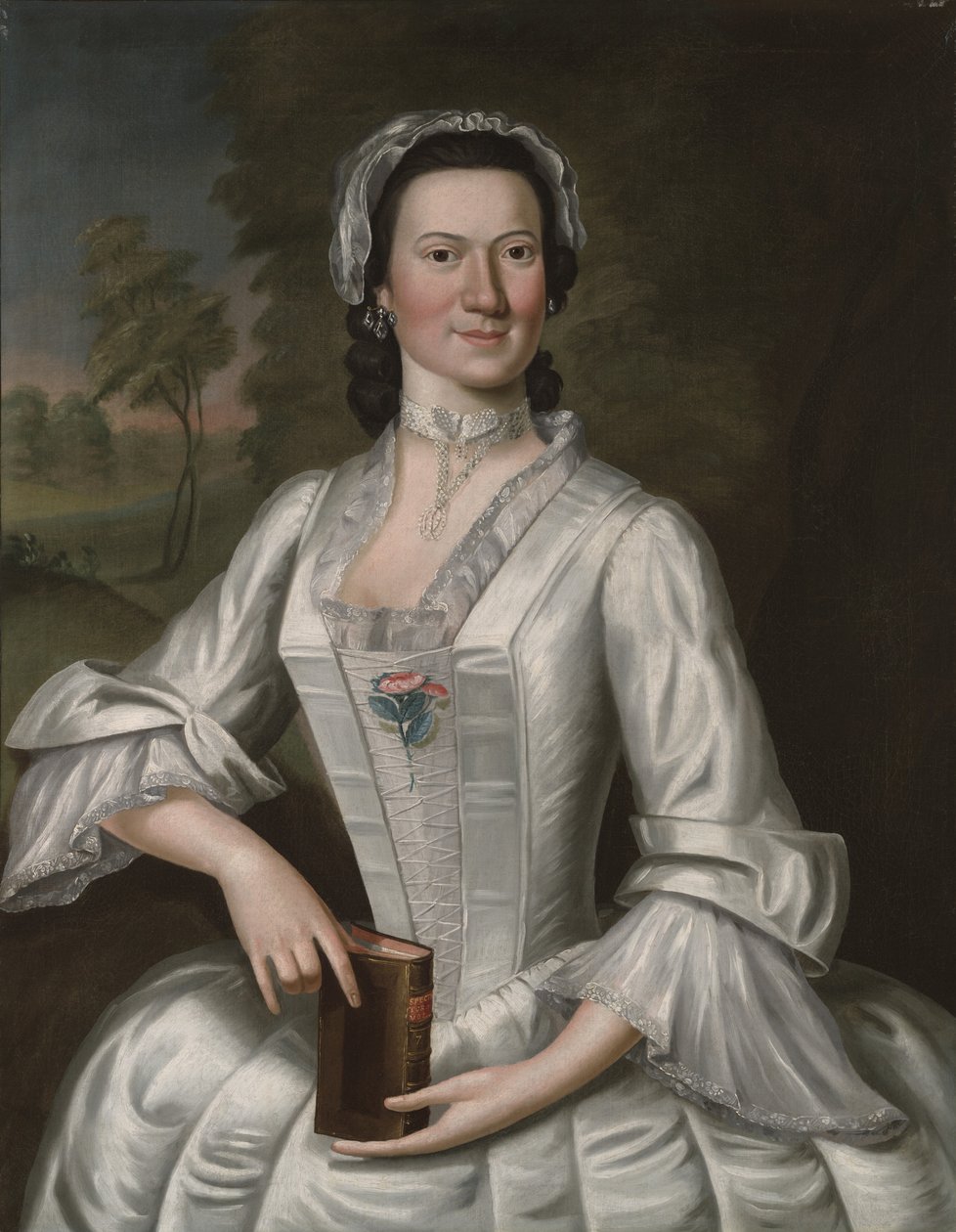 Elizabeth Moffatt Sherburne, ca 1750 av John Greenwood