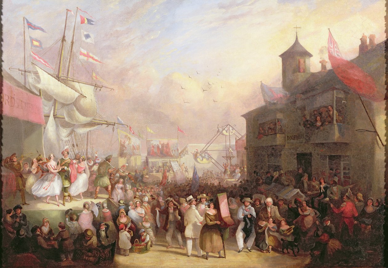 Quay Fair, 1850 av John Grenfell Moyle