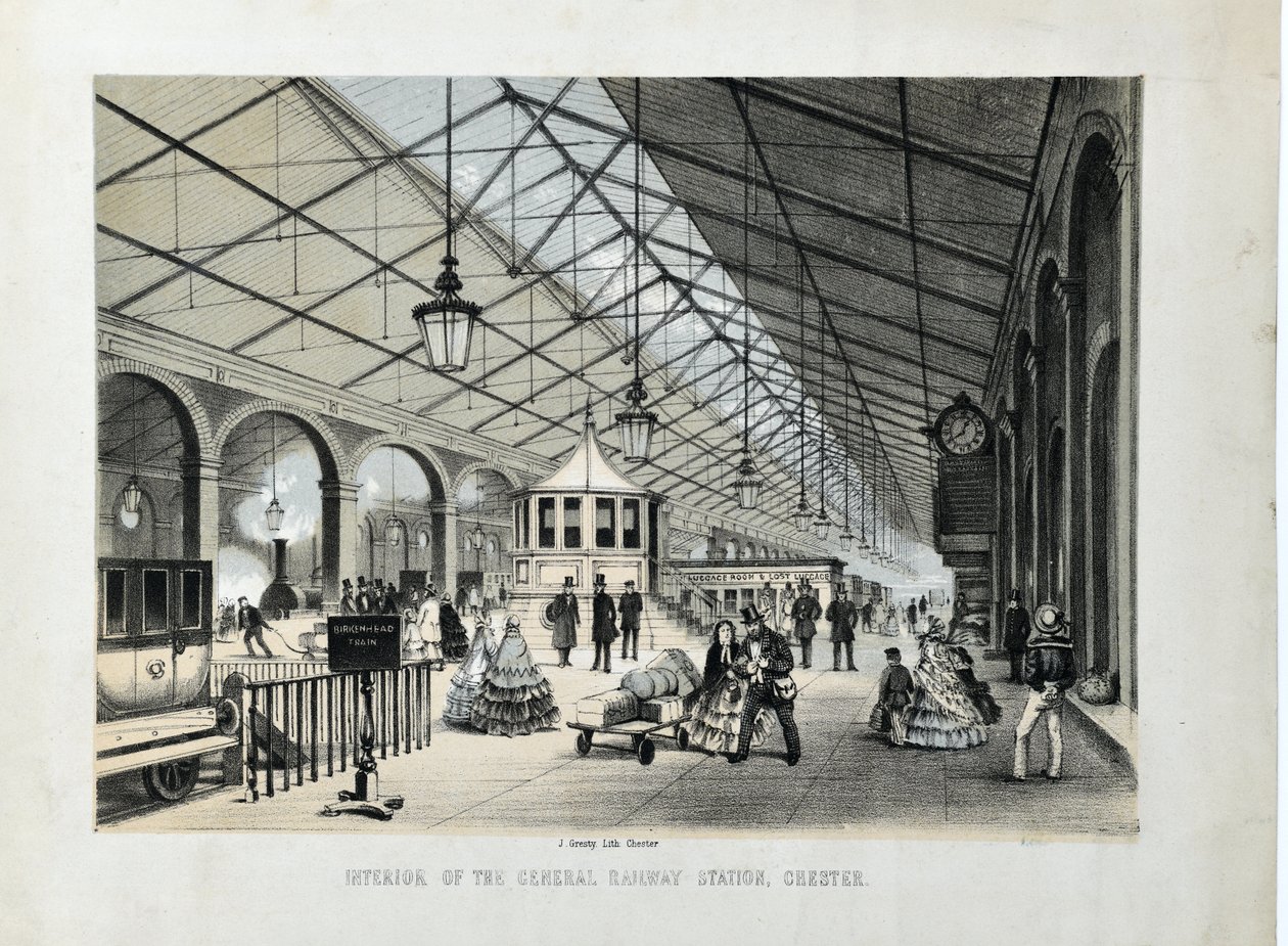 Interiör av General Railway Station, Chester av John Gresty