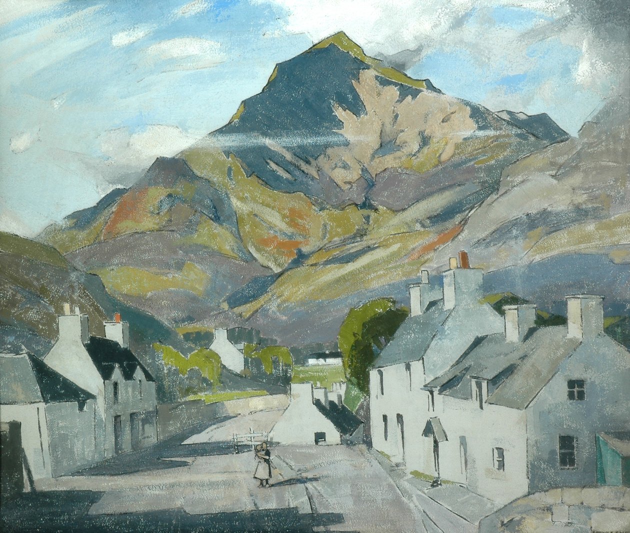 Ballachulish (olja på duk) av John Guthrie Spence Smith