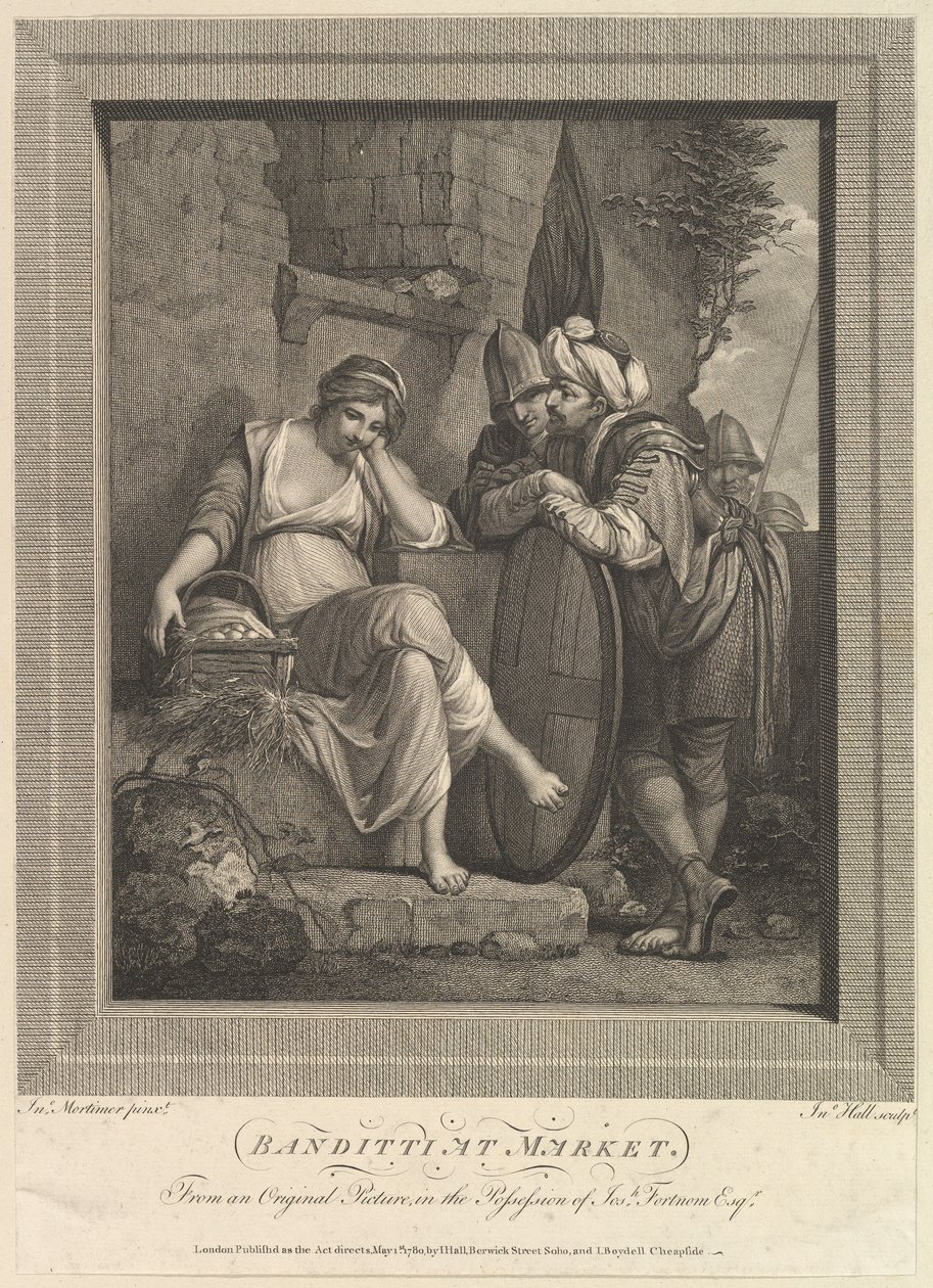 Banditti på marknaden den 9 november 1780. av John Hall