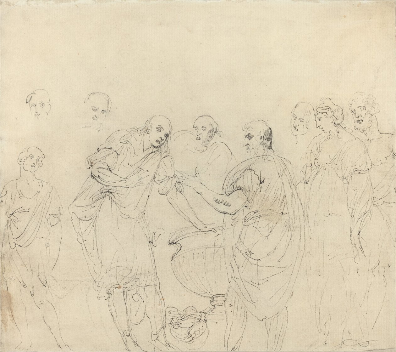 Mucius Scaevola [höger] av John Hamilton Mortimer