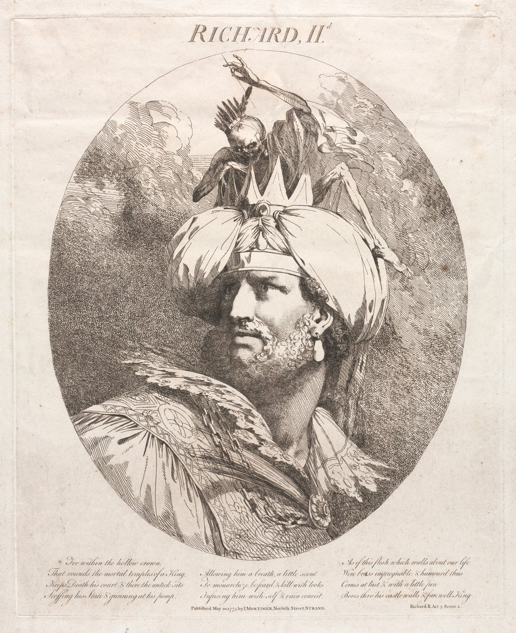 Richard II, 1775. av John Hamilton Mortimer