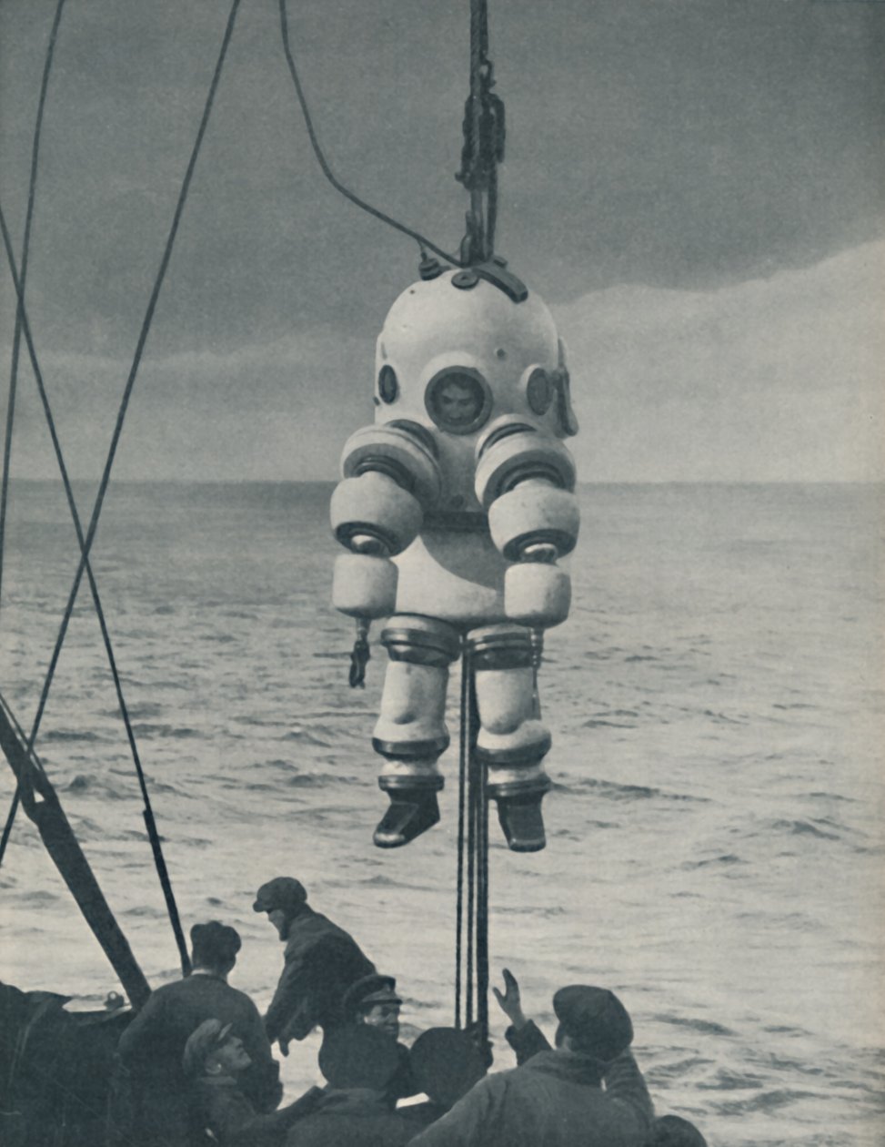 The Eternal Fight Against the Sea: Armored Case for the Deep-Sea Diver, c1935 av John Hammerton