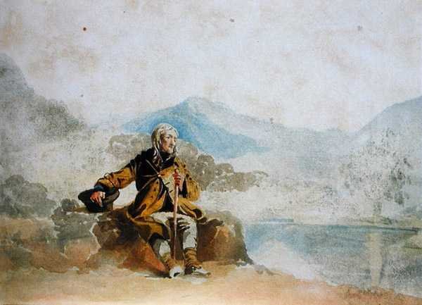 Tiggare (akvarell på papper) av John Harden