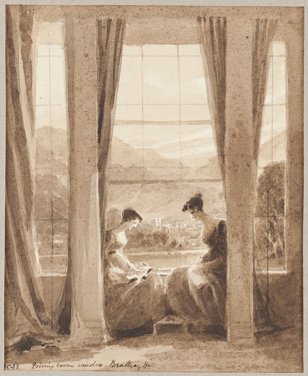 Salongsfönster, Brathay Hall av John Harden