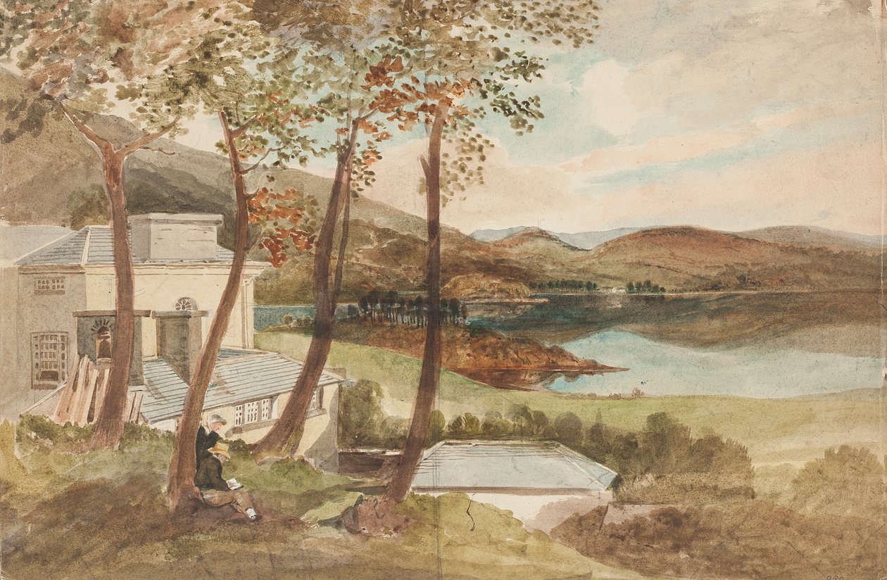 Hall na Windermere, Wilaya ya Ziwa, Cumbria (wc kwenye karatasi)swed av John Harden