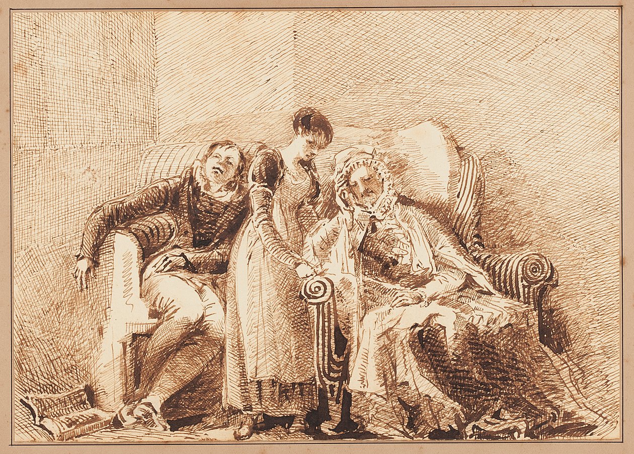 Sjukdom, 1830 av John Harden