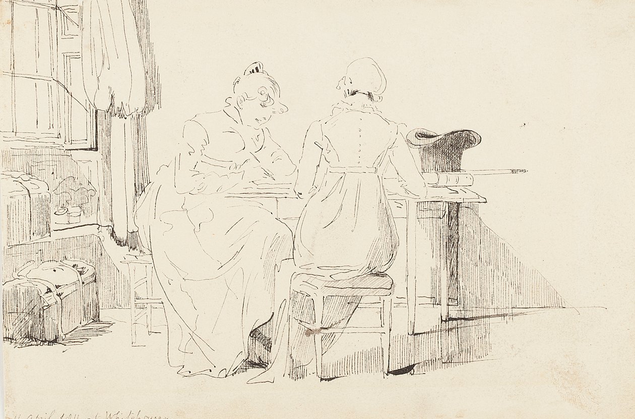 Väntar vid Whitehaven, 1811 av John Harden