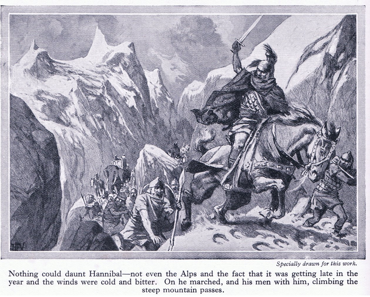 Hur Hannibal korsade Alperna, ca 1950 av John Harris Valda