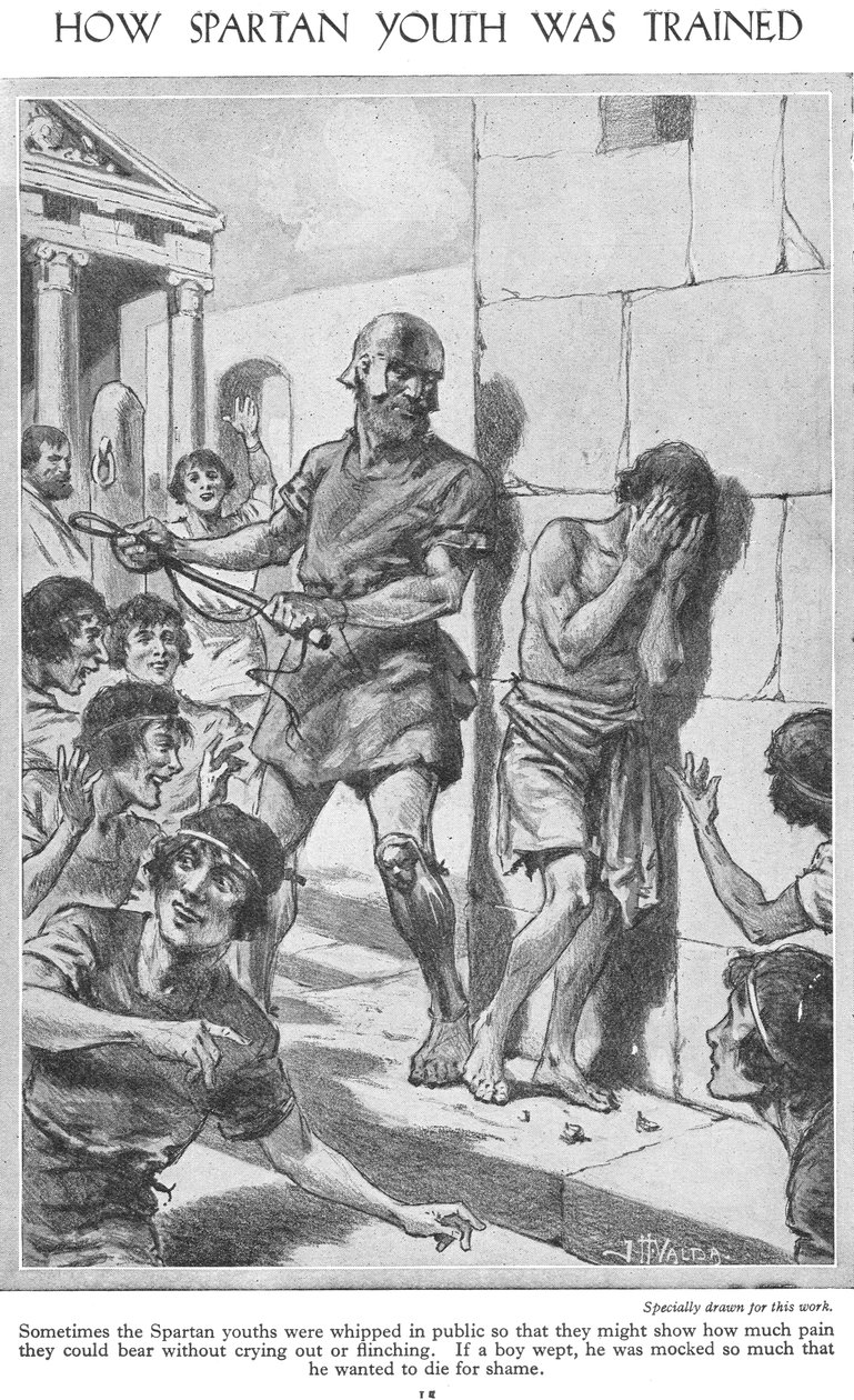 Hur Spartan Youth tränades, ca 1940-talet av John Harris Valda