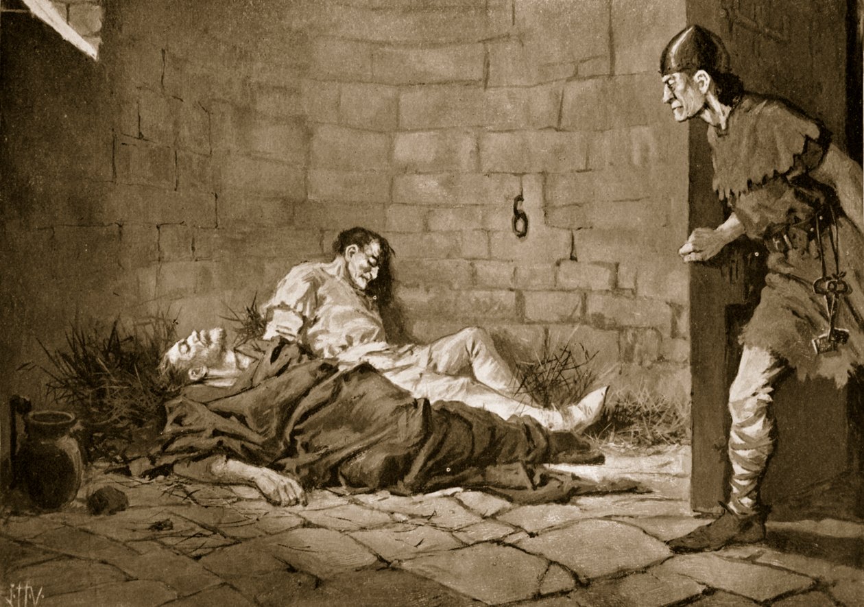 Hertigarna Erik och Valdemars fängelse och död, 1318 av John Harris Valda