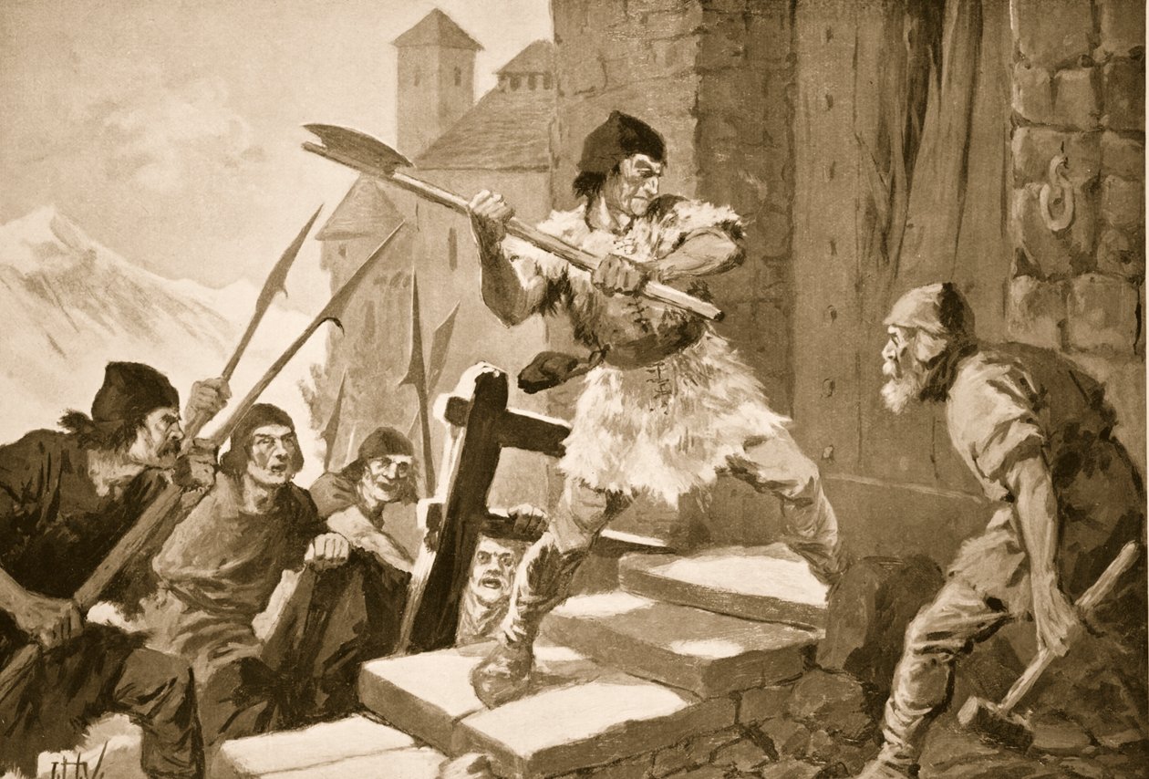 Revolt av folket i Appenzell och St. Gall av John Harris Valda