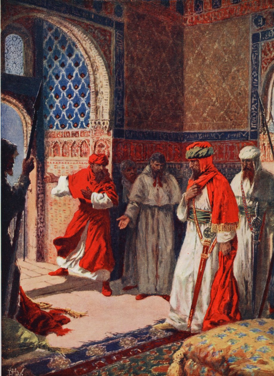 Boabdils sista råd på Alhambra av John Harris Valda