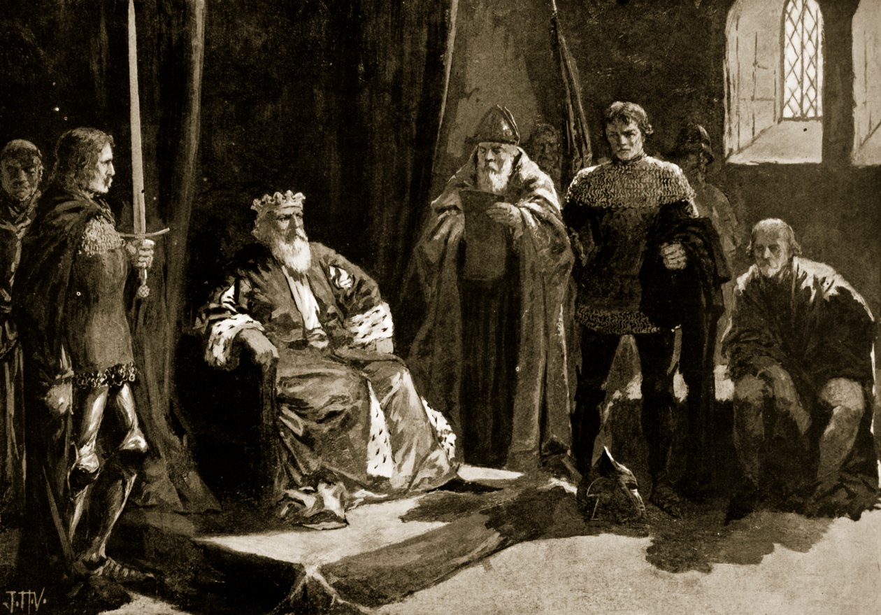 Owen Glendowers parlament, som skapade walesiskt oberoende styre av John Harris Valda
