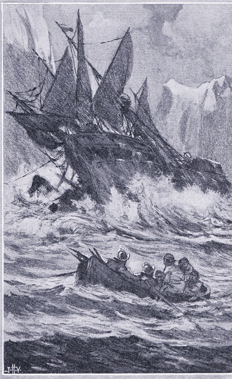 Vittoria genomförde den första resan runt världen i september 1522, Newnes Pictorial Knowledge publicerad av Newnes, ca 1950-talet av John Harris Valda
