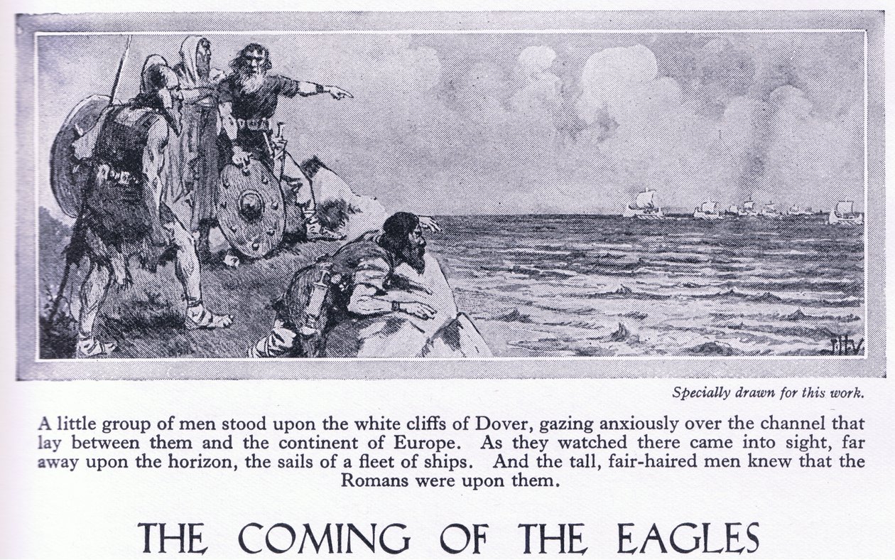 The coming of the Eagles, c.1950 av John Harris Valda