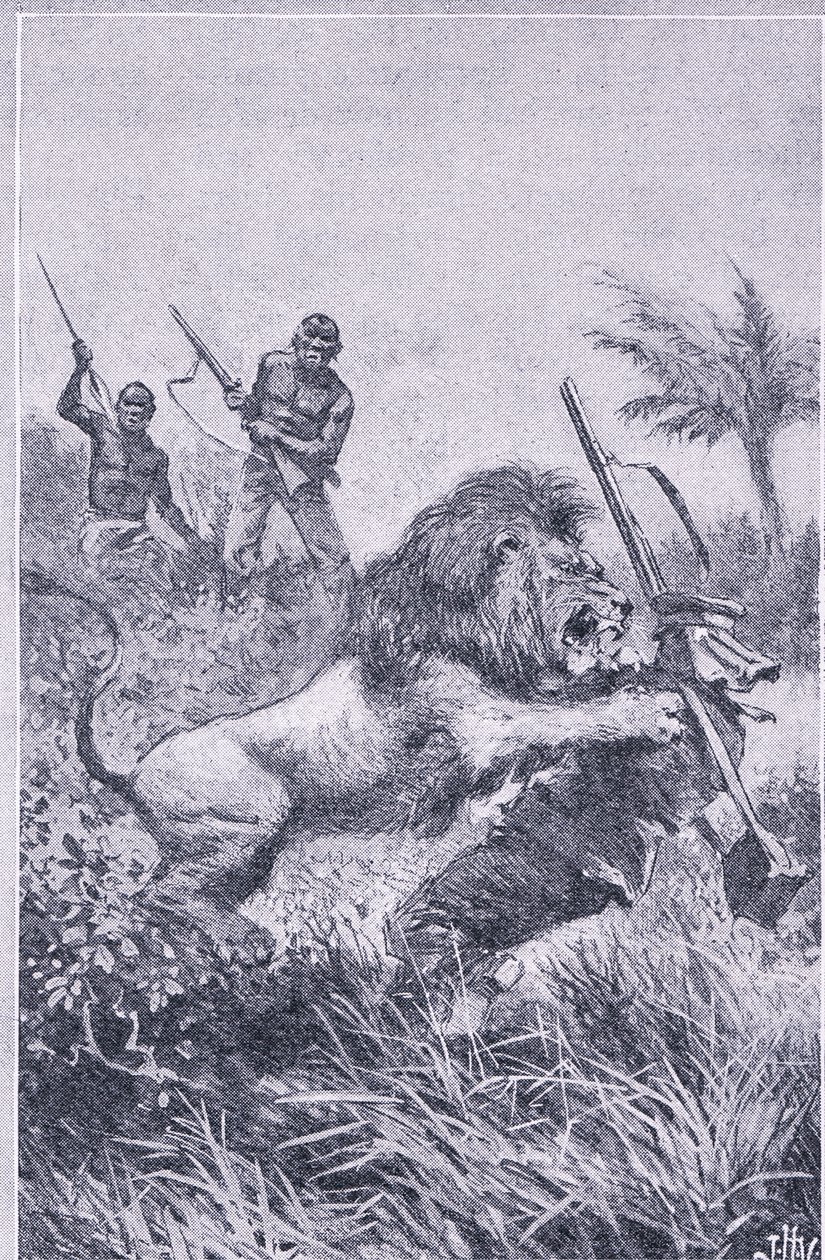 The end of Livingstone, Newnes Pictorial Knowledge publicerad av Newnes, ca 1950-talet (litho) av John Harris Valda