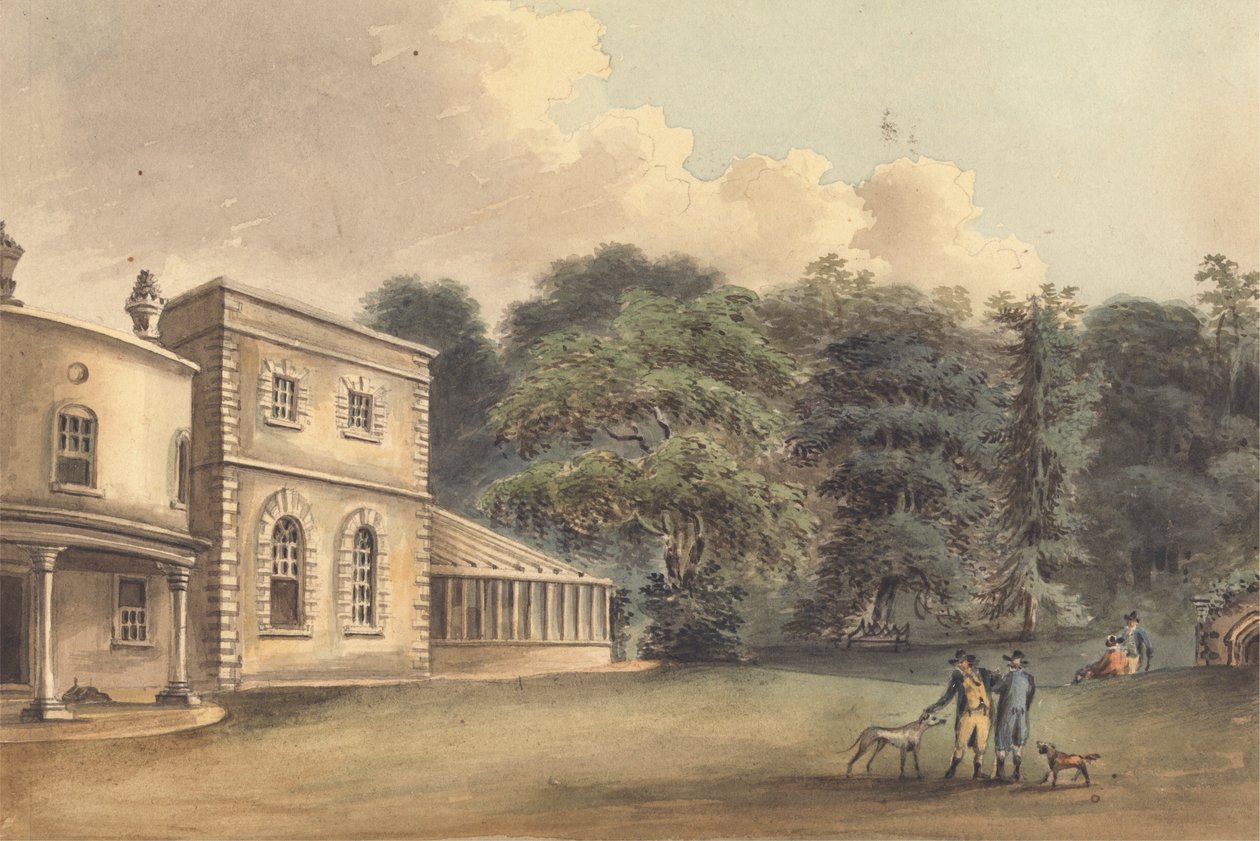 Pit-Palace, Epsom, The Seat of Thomas Jeudwine, Esq. av John Hassell