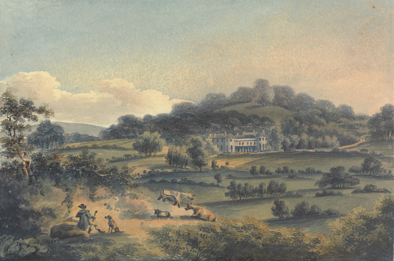 The Villa of - Groote Esq nära Bromley Kent av John Hassell
