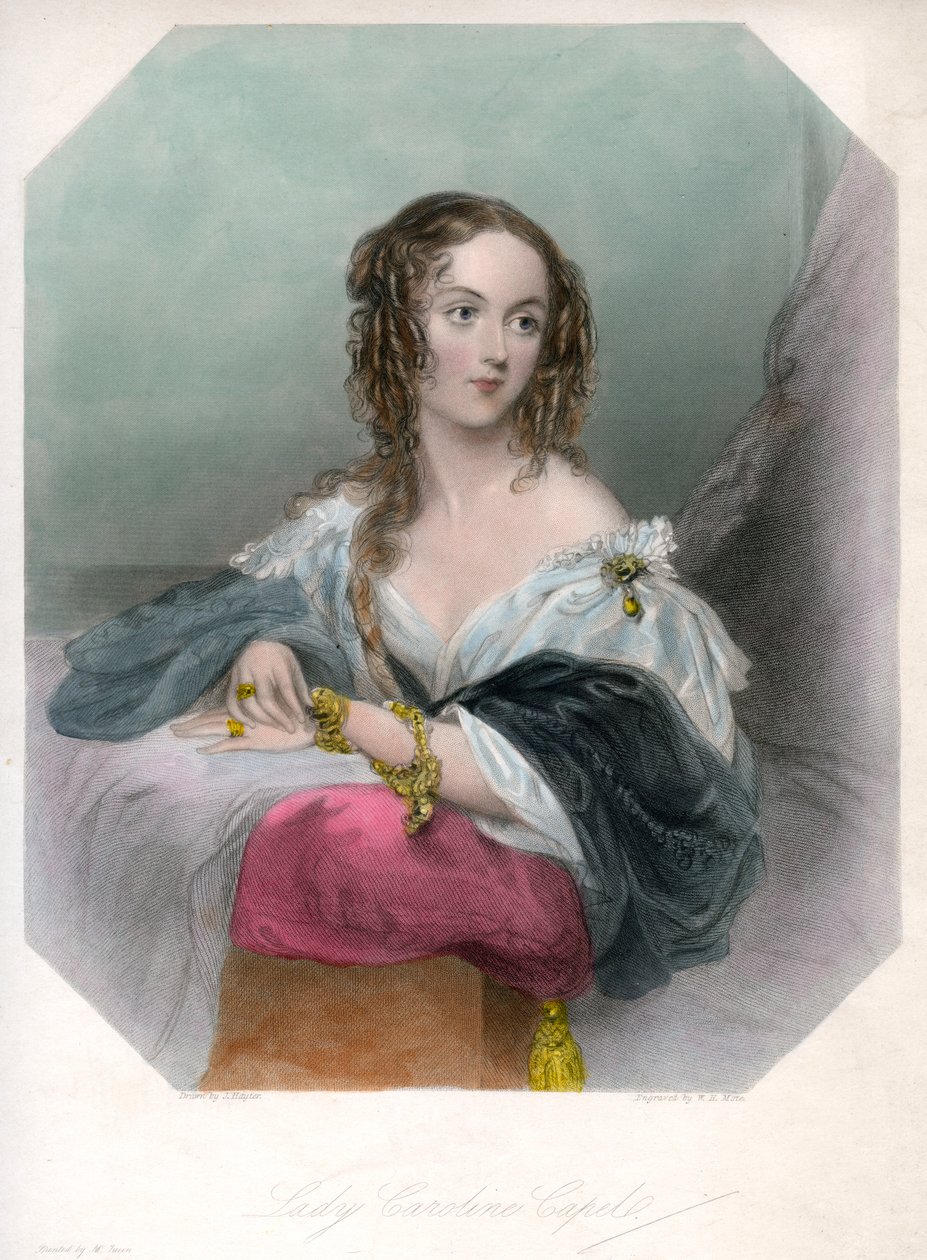 Lady Caroline Capel, c1800-1820 av John Hayter