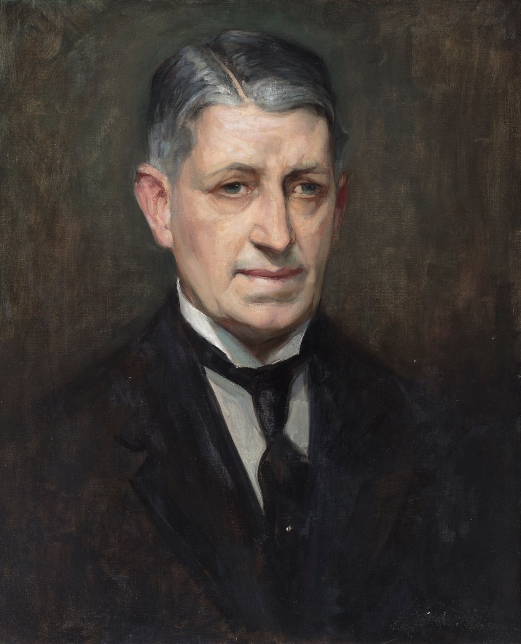 Porträtt av Frederick L. M. Griggs, ca 1934 (olja på duk) av John Henry Amshewitz