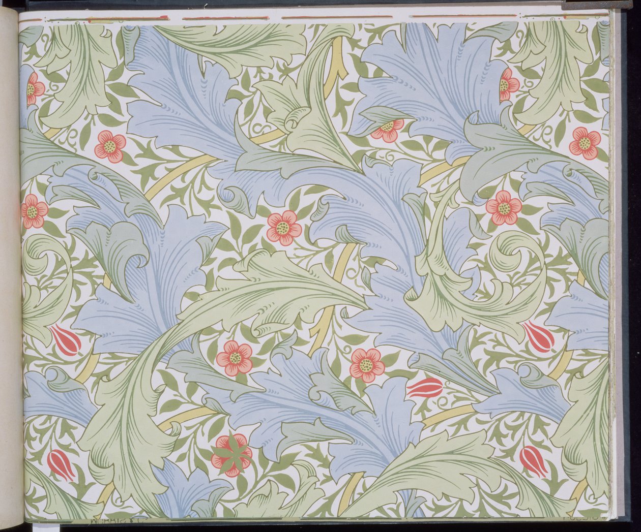 Granville tapet, designad av John Henry Dearle (1860-1932) för Morris and Company, 1896 av John Henry Dearle