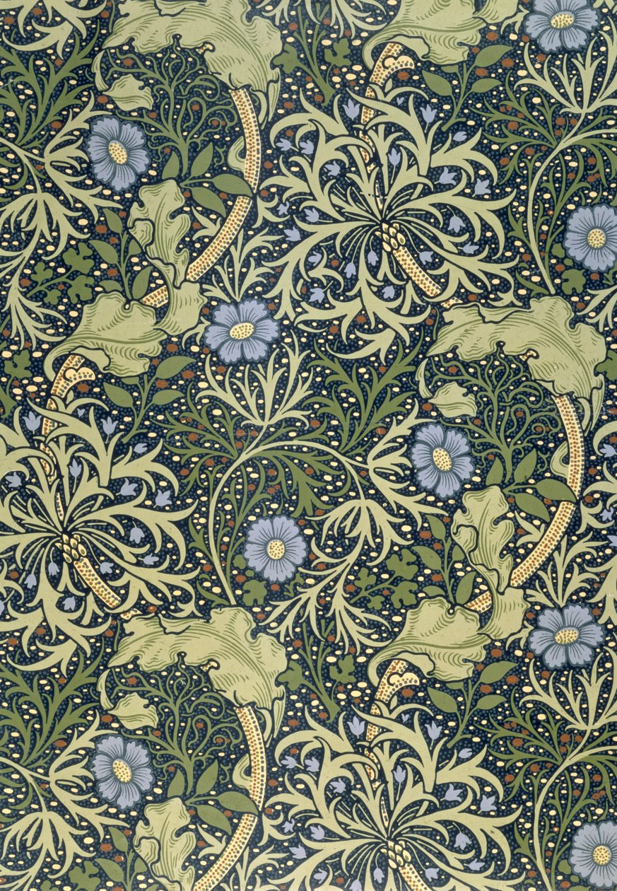 Tångtapeter, designade av John Henry Dearle (1860-1932) för Morris and Company, 1901 av John Henry Dearle