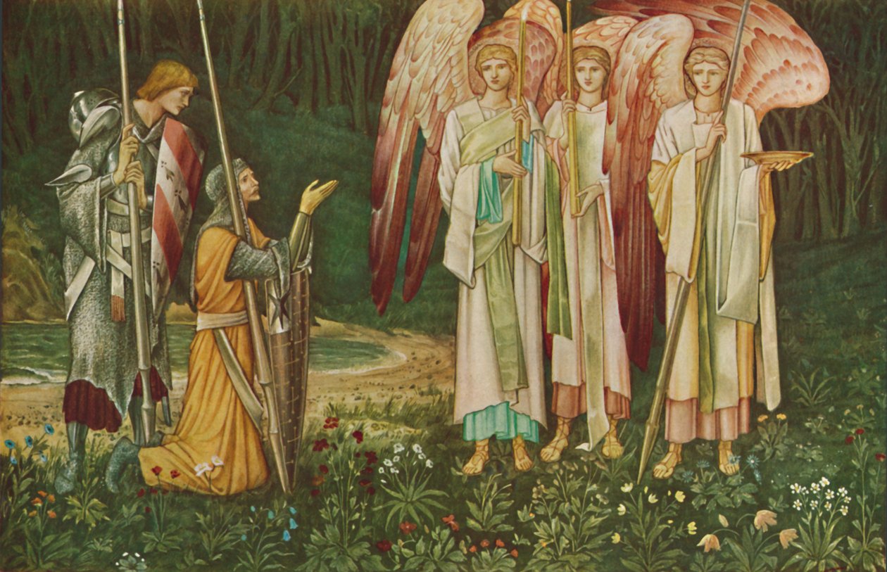 "Visionen om den heliga gralen", 1891 av John Henry Dearle