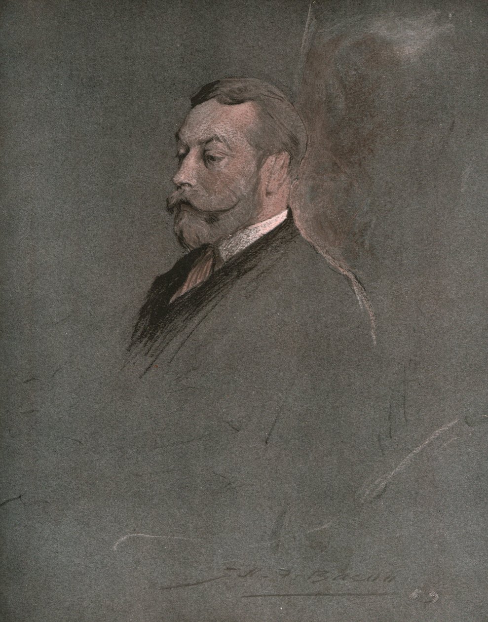 Hans Majestät Kung George V, 1910. av John Henry Frederick Bacon