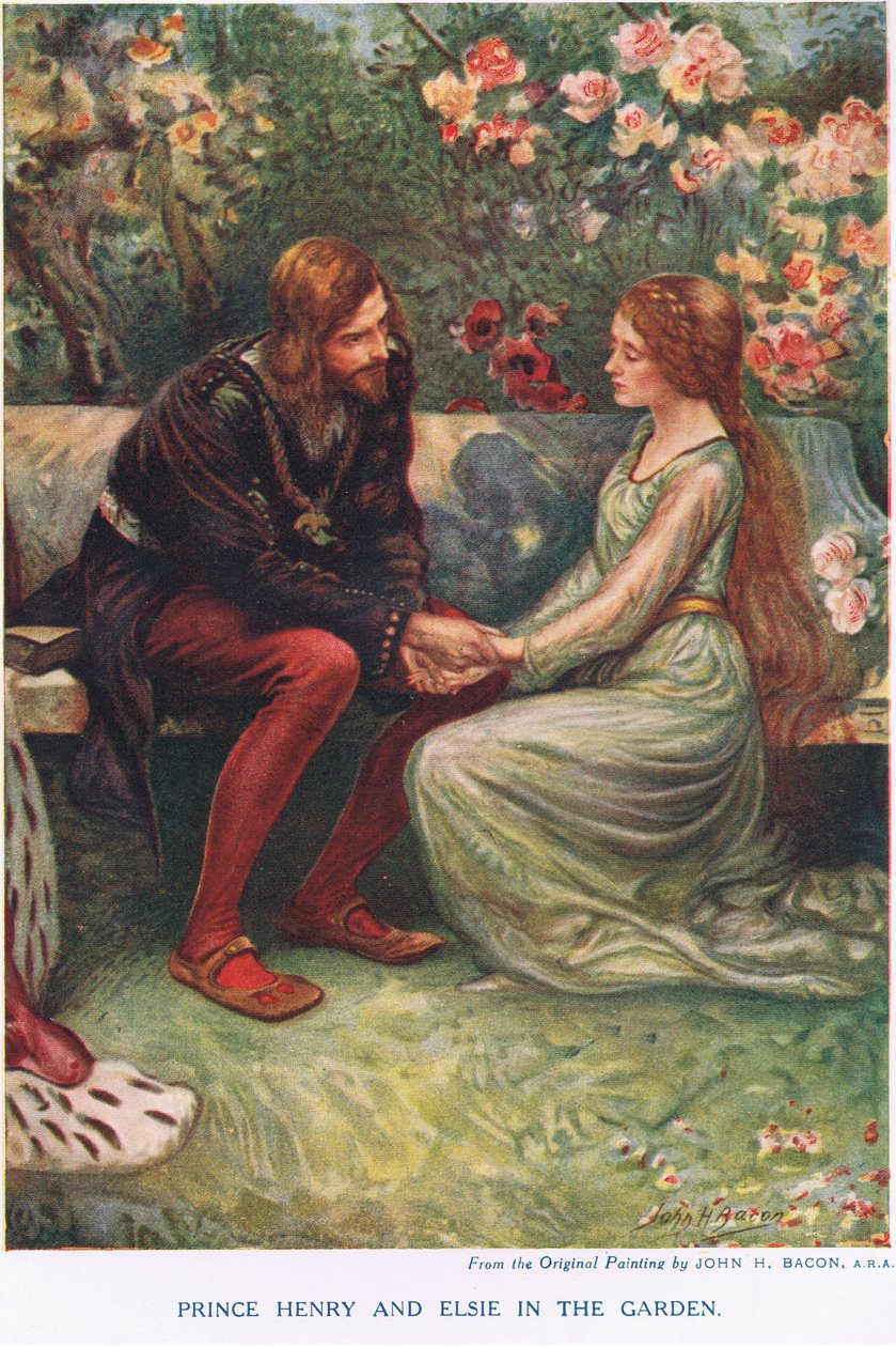 Prins Henrik och Elsie av John Henry Frederick Bacon