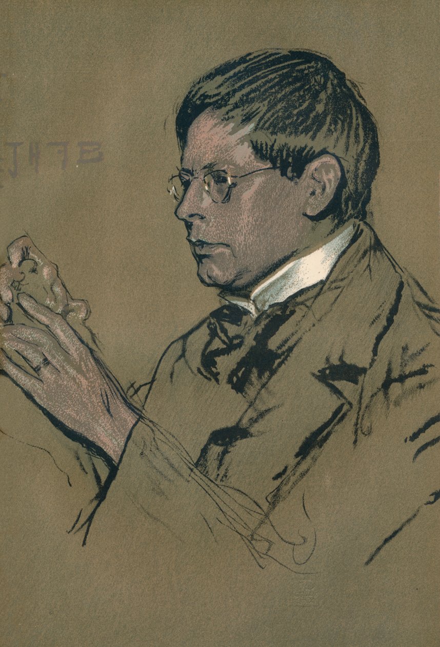 Sir George James Frampton 1860-1928, brittisk skulptör, c1901 av John Henry Frederick Bacon
