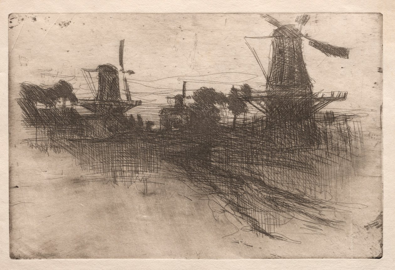 Kväll, Dordrecht av John Henry Twachtman