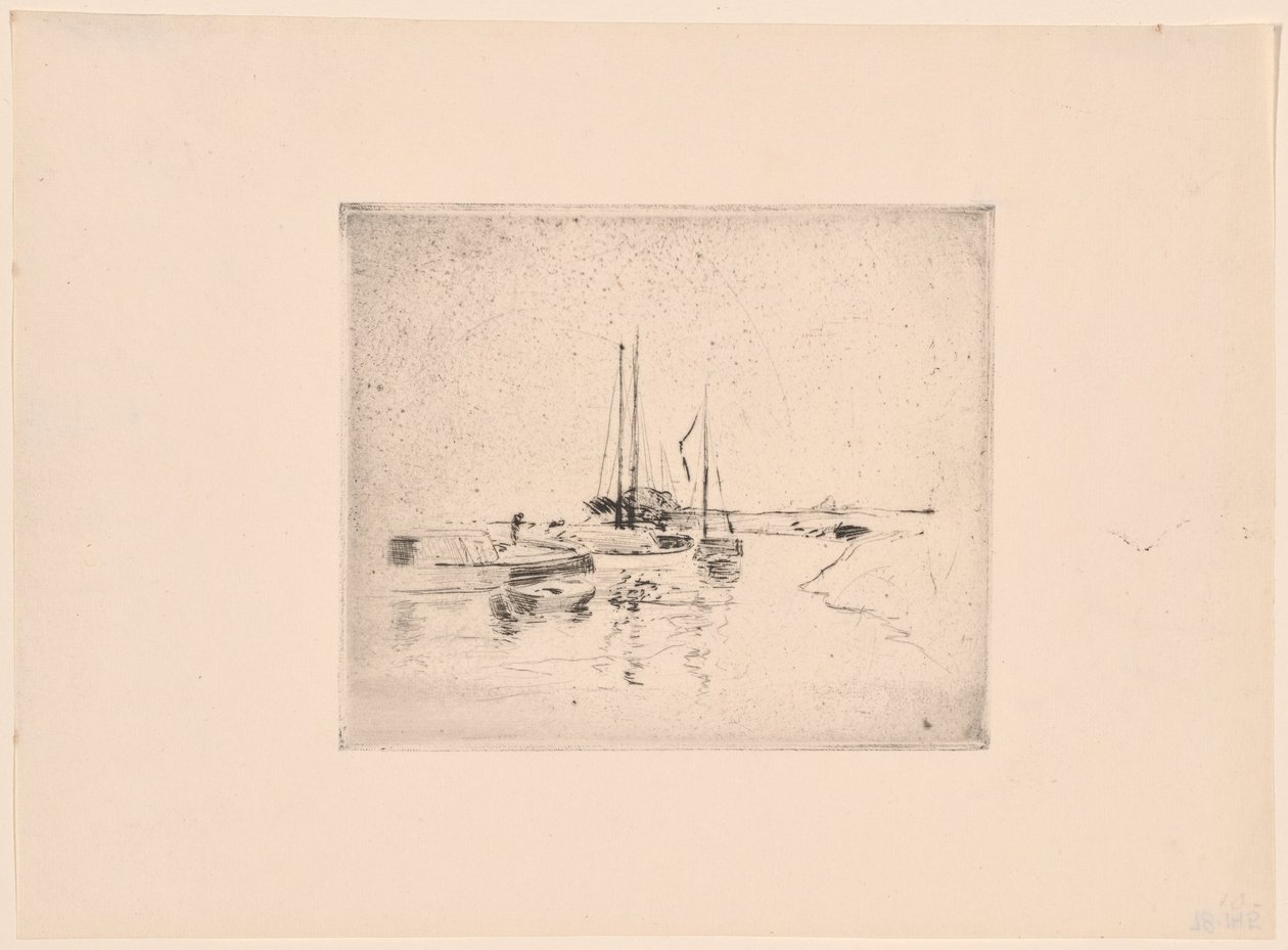Fyra båtar av John Henry Twachtman